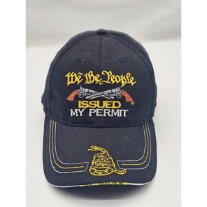 We The People  Issues My Permit Cap Hat Adjustable- Size 0/S- America